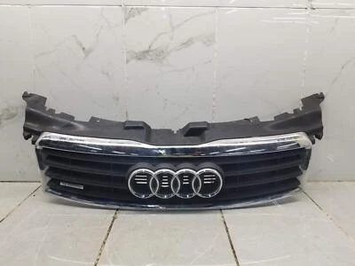 *SECCIÓN SUPERIOR REPARADA* REJILLA DE PARACHOQUES PRINCIPAL SUPERIOR AUDI A8 2004 CON LOGOTIPO AUDI #08705 Foto 1 de 4
