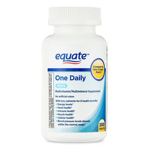 Equate One Daily Men'S Multivitamin/Multimineral Supplement Tablets - Picture 1 of 10