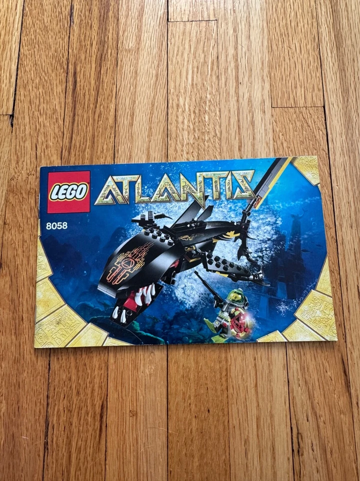 Lego Atlantis Guardian of the Deep (8058) Instruction Booklet Only - Image 1 of 1
