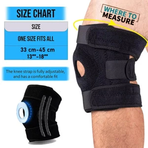Schutz Sportbandage Klettverschluss Knie Orthopädische Kniebandage Kniestütze! - Bild 1 von 23
