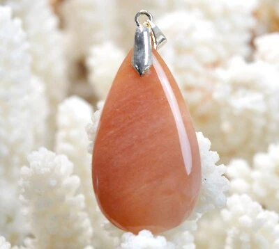 Venturina Rojo 38 Quilates - Colgante Cabujón Piedra Natural - Canadá / FQ49 - Imagen 1 de 2