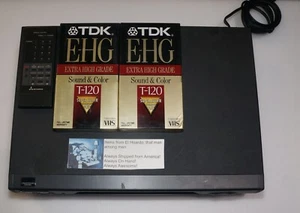 Reproductor de casete de video Hi-Fi Mitsubishi Perfectape HS-U570 VHS VCR grabadora FUNCIONA - Imagen 1 de 11
