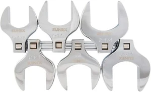 Sunex Tools 9722A 6 Piece 1/2" Dr. Jumbo Crowfoot Wrench Set CRV - Picture 1 of 5