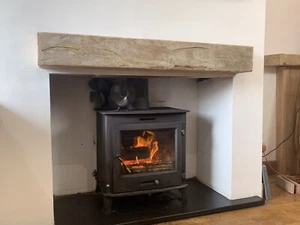 HOLLOW OAK BEAM BESPOKE / RECLAIMED/RUSTIC/FULL/ - Picture 1 of 19