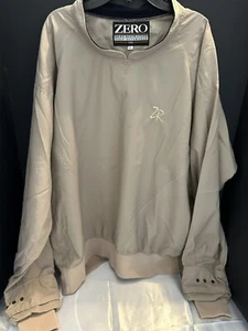 Zero Restriction Golf Outerwear Pullover Jacket (Men's XL) Tan - Picture 1 of 7