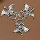 10pcs Alloy Dragon Pendants Charms DIY Making Accessory for Necklace