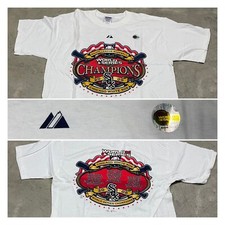 2005 WORLD SERIES CHAMPIONS CHICAGO WHITE SOX L Locker Room T Shirt Majestic