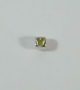 Authentic Chamilia DISNEY GEM MICKEY with Yellow CZ & Sterling Bead
