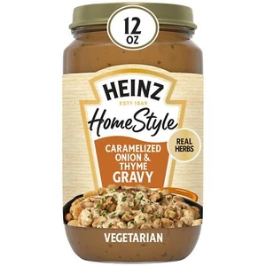 Heinz HomeStyle Caramelized Onion and Thyme Gravy 12 oz Jar - Picture 1 of 7