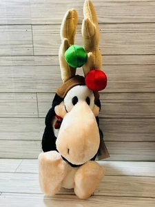 Opus from Bloom County Reindeer Christmas Phase Dakin Plush 1985 Penguin 16" Tag - Picture 1 of 13