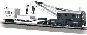 Bachmann ~ HO Scale ~ Santa Fe - 250-Ton Steam Crane & Boom Tender ~ 16102 - Picture 1 of 1