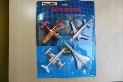 1989 MATCHBOX 4 SKYBUSTERS GIFT SET SEALED BLISTER PACK, CONCORDE ETC  SB805C1 - Image 1 of 4