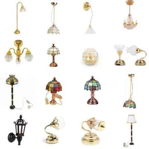 Lámpara de mesa en miniatura para casa de muñecas mini iluminación decro, accesorio para muebles - Imagen 1 de 44