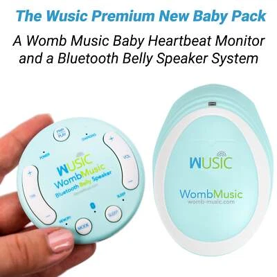Womb Music PREMIUM Nuevo Pack Bebé (Monitor Bebé y Altavoz Bluetooth para el Vientre) Foto 1 de 4