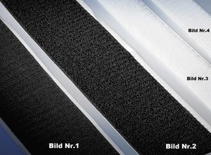 5m  Flauschband weiss selbstklebend Breite=25 mm Klettband Klettverschluss - Bild 1 von 1