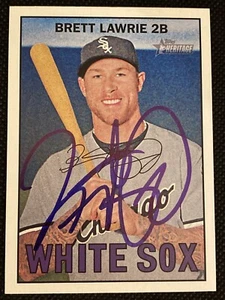 Brett Lawrie White Sox 2016 Signed Auto Autographed Topps Heritage Card #207~COA - Picture 1 of 5