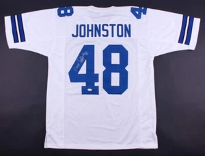 Daryl Johnston #48 Signed Dallas Jersey Inscribed "Moose" (JSA COA) - Picture 1 of 4