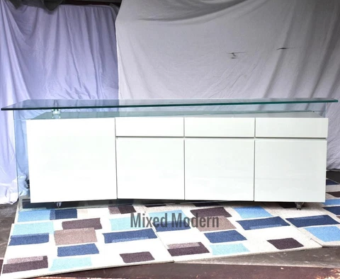 Gorgoni Luigi for Roche Bobois “Pythagore” Modern Buffet Credenza Cover