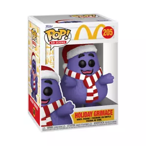 Funko Pop! McDonald's Holiday Grimace 205 74065 - Picture 1 of 2