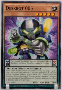 🔥1996 Yu-Gi-Oh! Deskbot 005 CORE-EN044 Clash of Rebellions 1st Edition🔥 - Picture 1 of 2