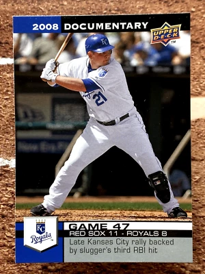 Documental Upper Deck 2008 Billy Butler #1337 Foto 1 de 2