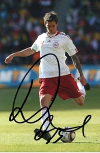 DENMARK & LIVERPOOL: DANIEL AGGER SIGNED 6x4 ACTION PHOTO+COA - Picture 1 of 1