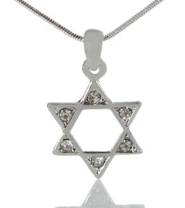 Collar Colgante Dije Estrella Judía David Magen Lucky Success Cabalá Judaica - Imagen 1 de 6