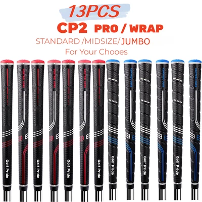 GOLFPRIDE 13PCS CP2 Pro / Wrap Golf Pride Blue Red Standard / Midsize /Jumbo Golf Grips