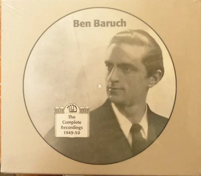 jewish yiddish 2 CD set-ben baruch-the complete recordings 1949-50-kinor france  - Image 1 of 2