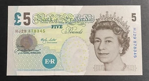 Billete Reino Unido 5 POUNDS 2002 P.-391b FDS/UNC - Imagen 1 de 2