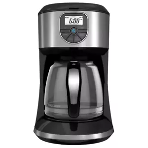 12- Cup Stainless Steel Programmable Drip Coffee Maker - Picture 1 of 12
