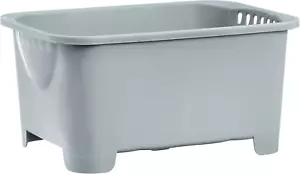 Kitchen Sink Wash Basin for Dishes | Large Plastic Tub with Drain Plug | Multipu - Picture 1 of 12