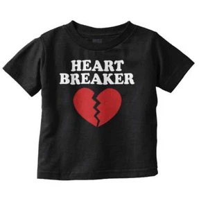 Heartbreaker Single Dating Valentine's Day Toddler Boy Girl Youth T Shirt Tee - Picture 1 of 8