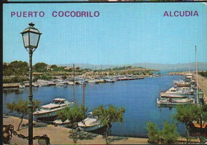 POSTAL ALCUDIA PUERTO COCODRILO MALLORCA BALEARES POSTCARD POSTKARTE CC02310 - Bild 1 von 1