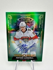 2021-22 UPPER DECK STATURE ANTON LUNDELL ROOKIE PHOTO VARIANT 15/25 JERSEY #’D