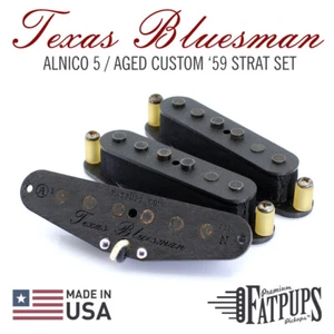 Aged Alnico 5 Strat Pickups | Custom Hand Scatter Wound for Stratocaster Guitar - Picture 1 of 2