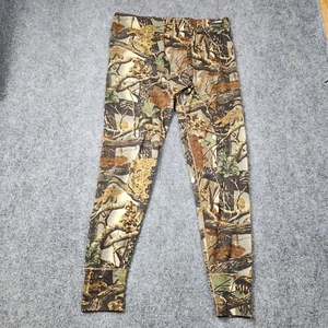 Cabela's 3D Seclusion camo base layer UNDERWEAR long johns Mens Large polartec - Picture 1 of 14