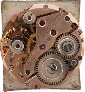 Vintage Wyler 17 Jewel Mechanical Men's Wristwatch Movement WD19 Swiss for Parts - Picture 1 of 2