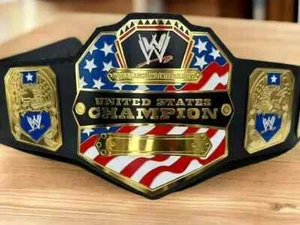 Réplica de cinturón de título del Campeonato de Estados Unidos WWE 2 MM latón tamaño adulto - Imagen 1 de 6