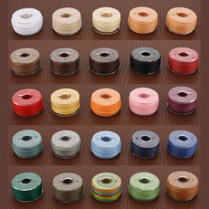 25pcs Colorful Leather Craft Hand Sewing Waxed Thread Spool 0.45mm 0.55mm 0.65m - Picture 1 of 14