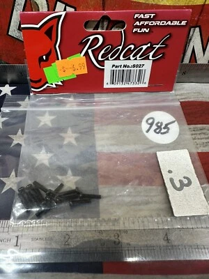 Redcat Racing S-027 Round Head Screw: 2.5mm X 10mm X 12pc. - Image 1 of 4