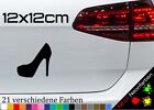 High heels sticker pumps women's shoe shoe stick heels silhouette lady 12x12 cm