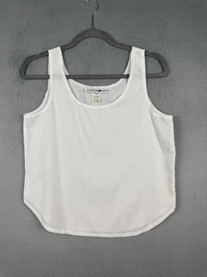 Jonathan Martin Vintage Top Women’s Size Small White Tank Basic Casual USA Made - Image 1 of 4