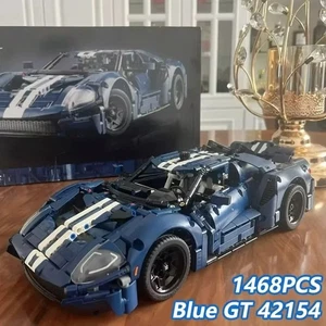GT 42154 Blue Supercar Building Block Set – 1466PCS Technical Model Kit - Picture 1 of 7
