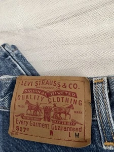 Levi's Men's 517 Boot Cut Jeans Slim 1 JR. M - Picture 1 of 8
