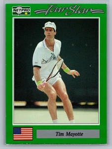 Tarjeta deportiva de tenis de Estados Unidos 1991 NetPro Tour Stars #90 Tim Mayotte - Imagen 1 de 2
