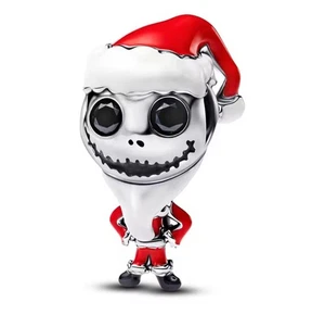 Pesadilla antes de Navidad Dije Plata 925 Ajuste Original Pulsera Europa Jack - Imagen 1 de 1