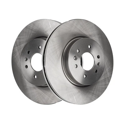For Kia Borrego 2009-2011 Brake Discs Driver And Passenger Side Pair | Cast Iron - Image 1 of 4