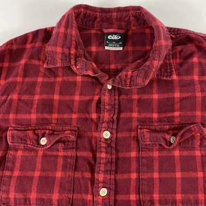 Nike 6.0 Flannel Shirt Mens XL Red Plaid Long Sleeve Button Up Skateboarding - Picture 1 of 10