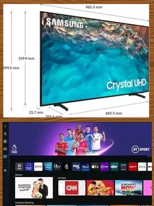 Samsung UE43BU8000KXXU 43" Smart 4K Ultra HD HDR LED TV barely used CHEAPEST - Picture 1 of 1
